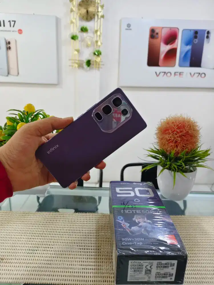 Infinix Note 50 Pro Ram 8+8Gb/ 256Gb Fullset Mulus Ori 100% Bergaransi