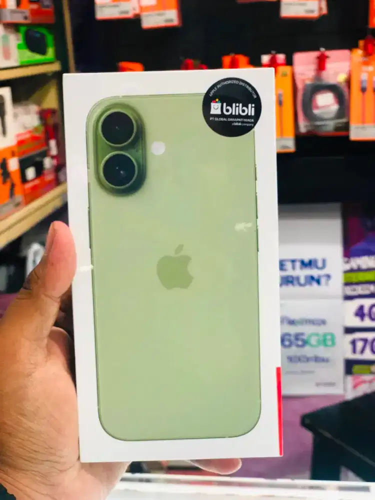APPLE IPHONE 17 256 SAGE GARANSI RESMI BARU SEGEL GREENPEL