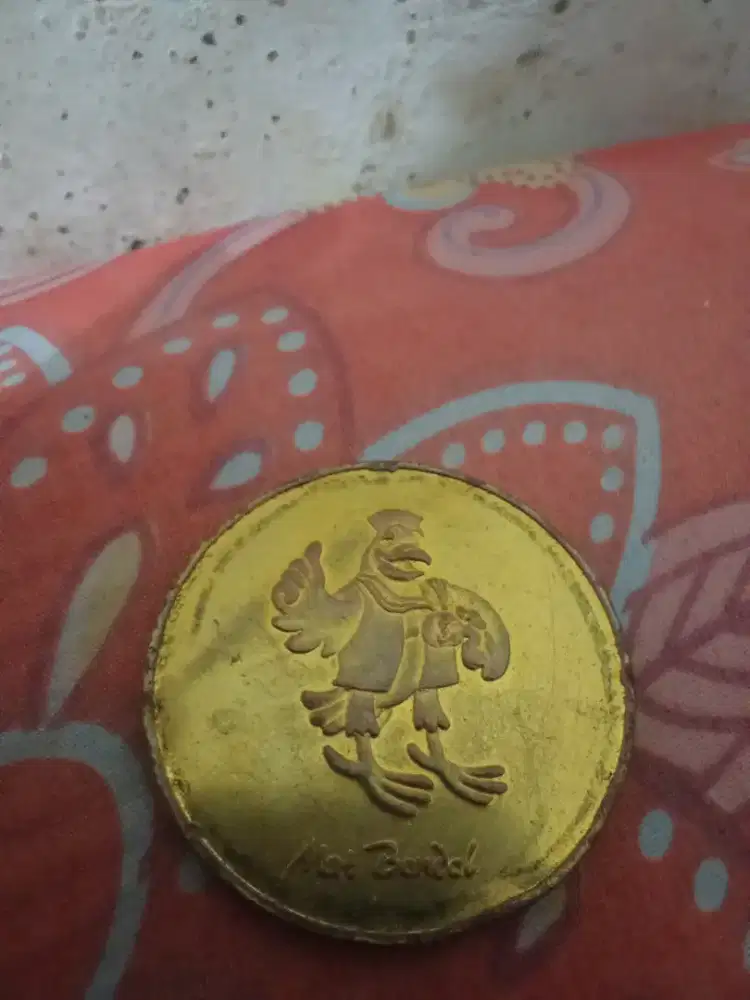 koin souvenir pon XIV 1996 mat bondan langka