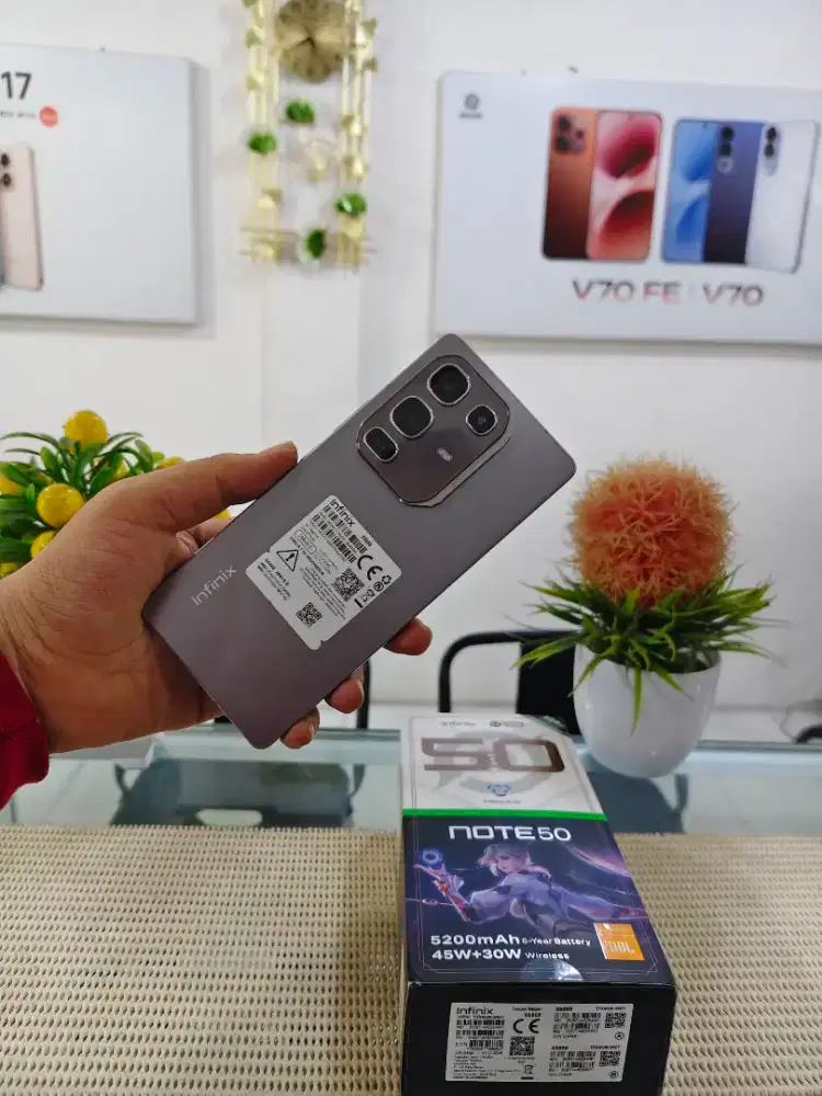 Infinix Note 50 Ram 8+8Gb/ 256Gb Fullset Mulus Original 100% Brgaransi