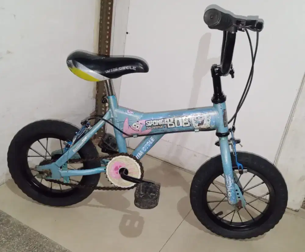 sepeda anak ukuran 12 kondisi normal
