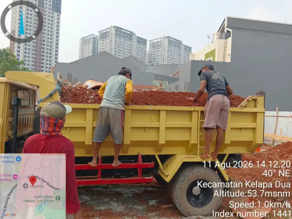 Jasa urugan dan buang puing
