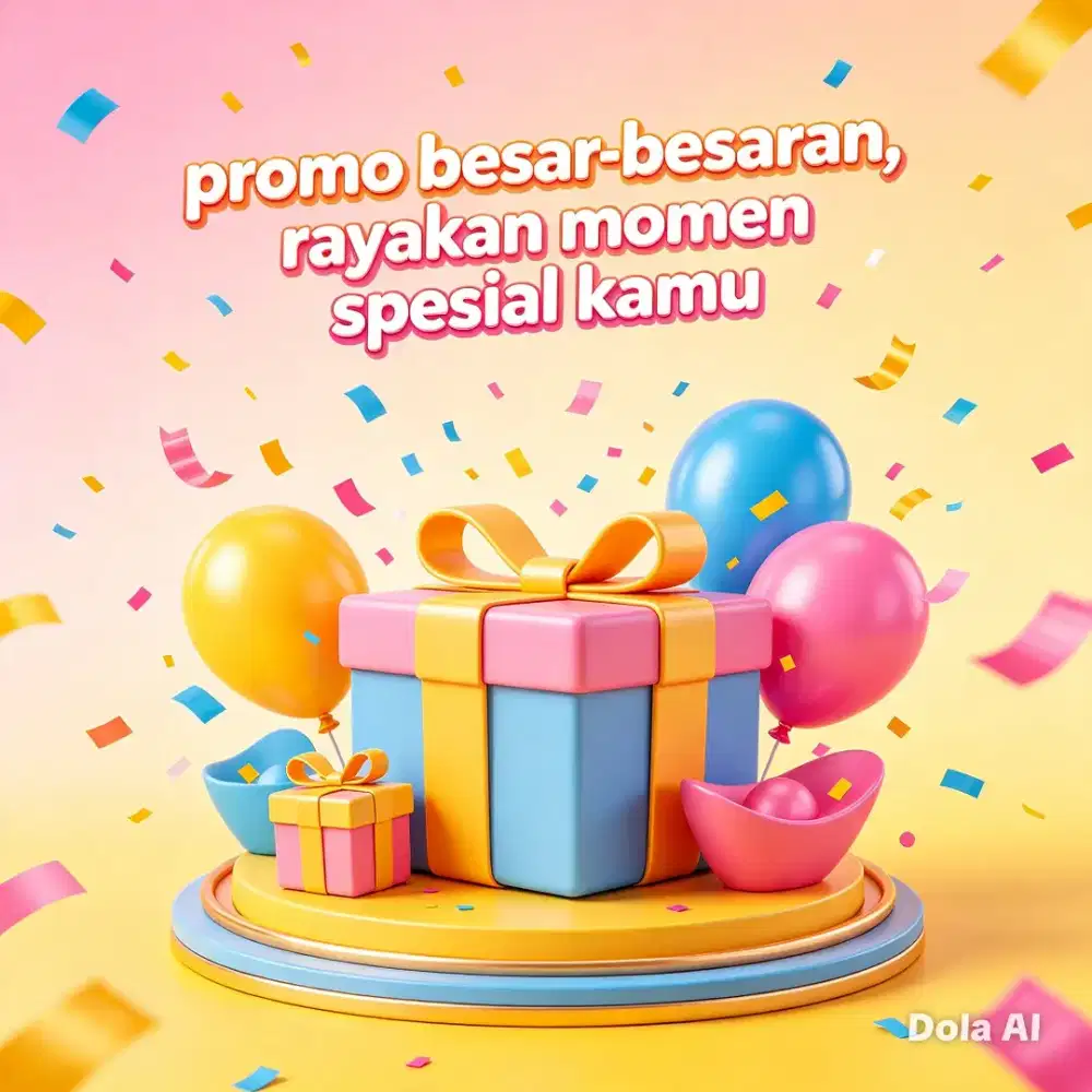 1 unit keperluan untuk acara anda