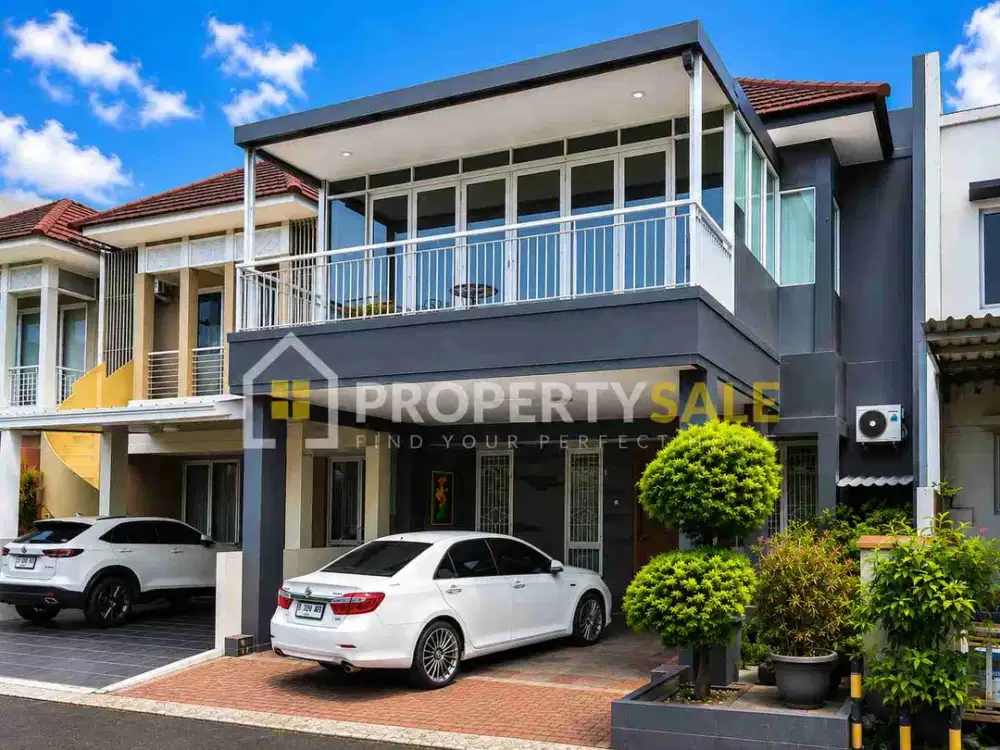 RUMAH MEWAH MINIMALIS MODERN KOTA WISATA CIBUBUR CLUSTER FAVOURITE SIAP HUNI