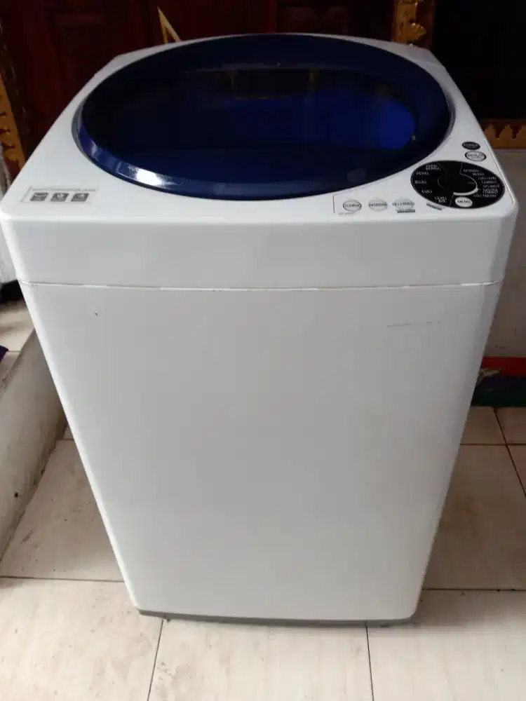 jual cpt mesin cuci 1 tabung sharp 8 kg digital/otomatis siap  pakai