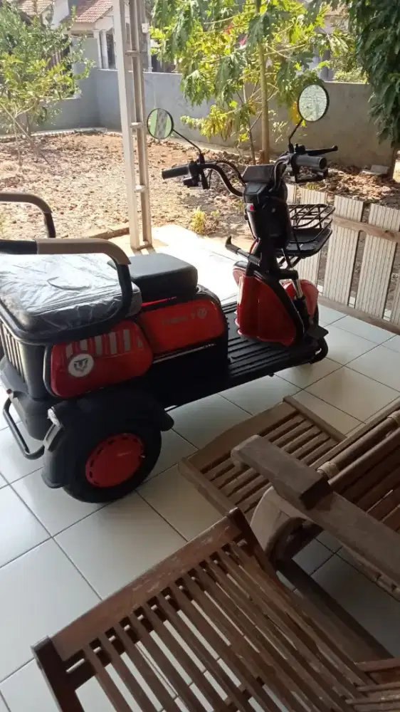 Sepeda listrik roda tiga