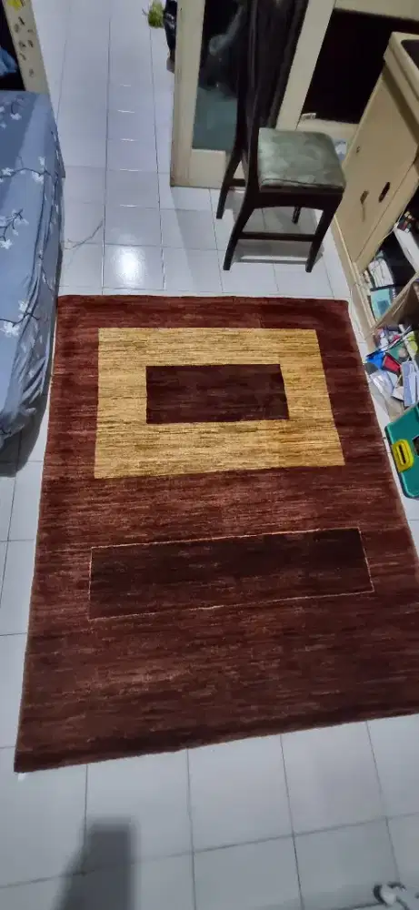 Karpet turki vintage tebal dan berat