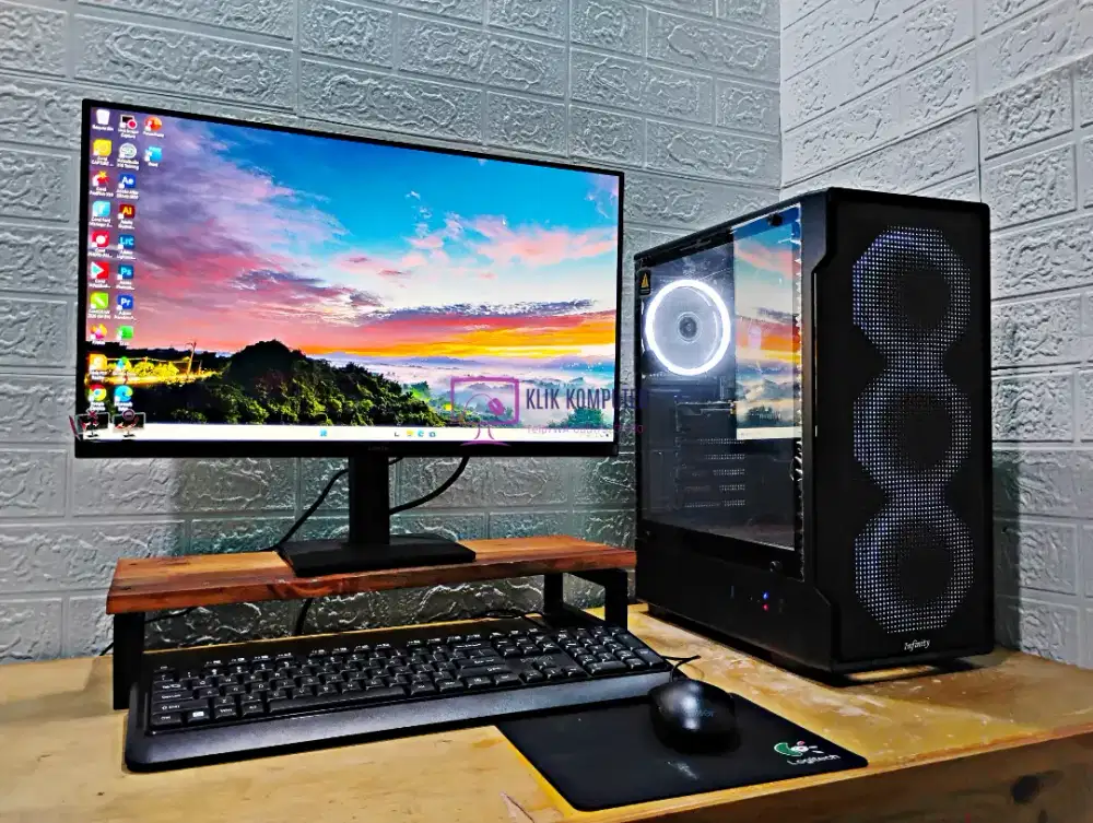 PC Gaming Editing dan Live Hemat Siap Pakai