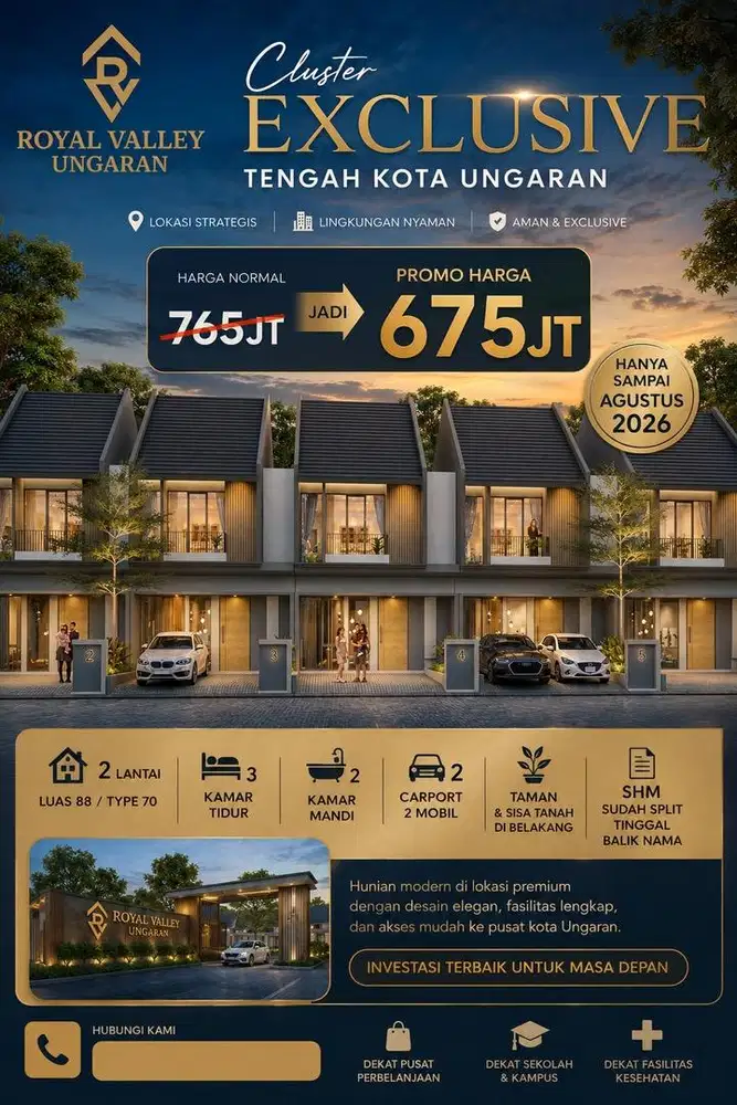 Rumah Ready Royal Valley Ungaran