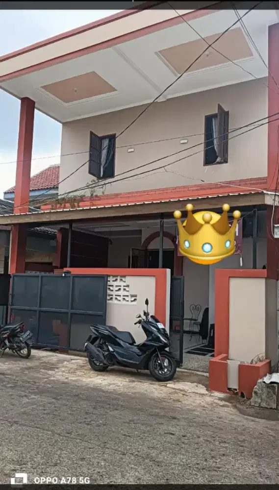 Rumah second dijual cepat(baru) Cimanggis Depok 1.2M(tingkat)