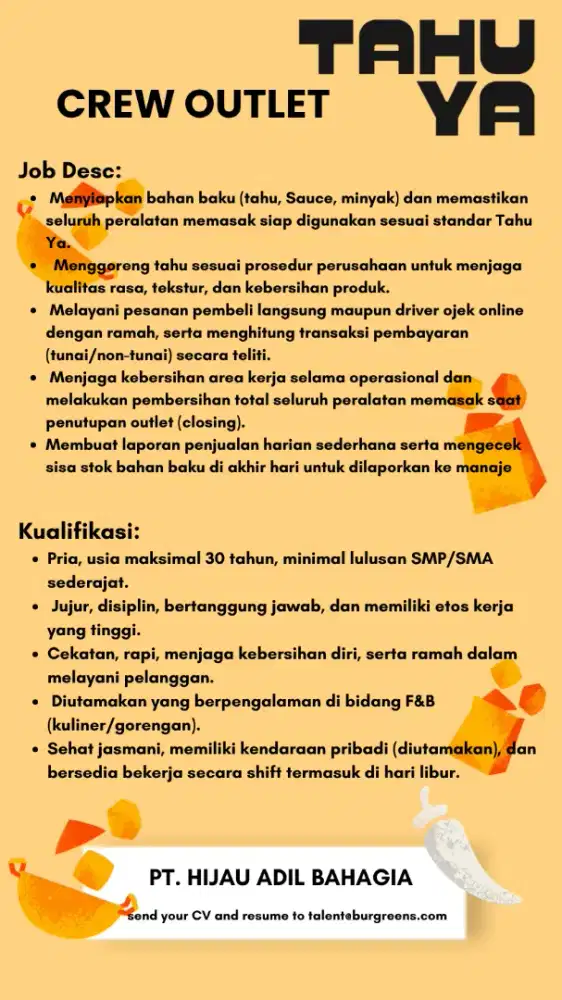 Crew Outlet Tahu Ya