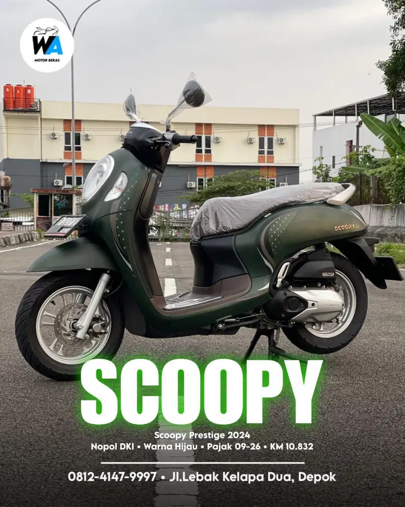 Honda New Scoopy Prestige Tahun 2024 Cash/Kredit