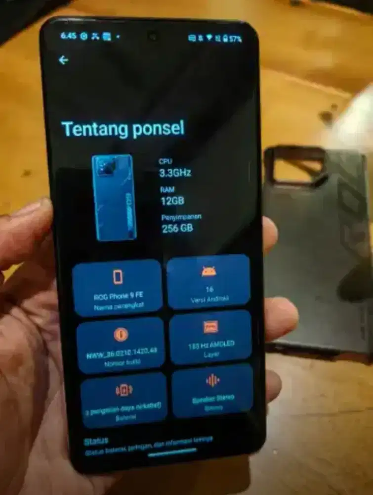 Asus Rog phone 9 fe 12/256 garansi resmi Indonesia