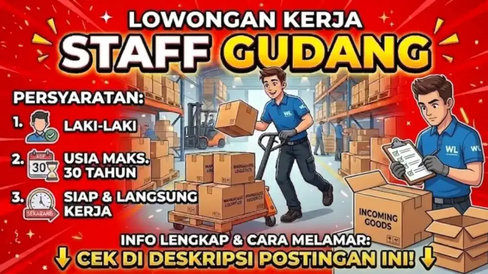 Urgent staff Gudang