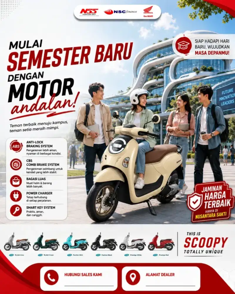 cash & kredit motor honda all type