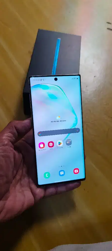 Samsung not 10 ram 8/256g layar lengkung
