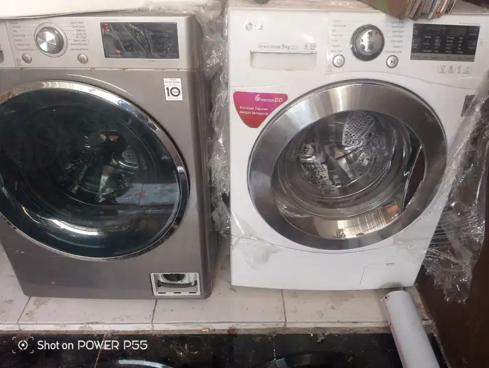 mesin cuci kap.9 kg .merk LG .