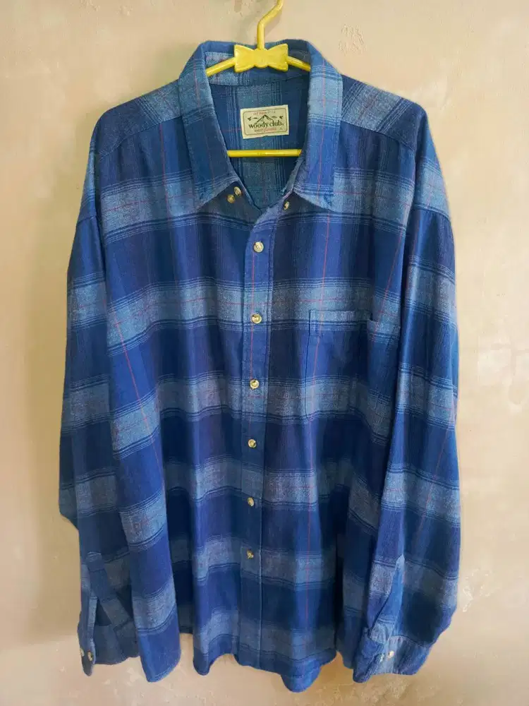 Kemeja Flannel Tag Woody Club Outdoor Style Original Like New