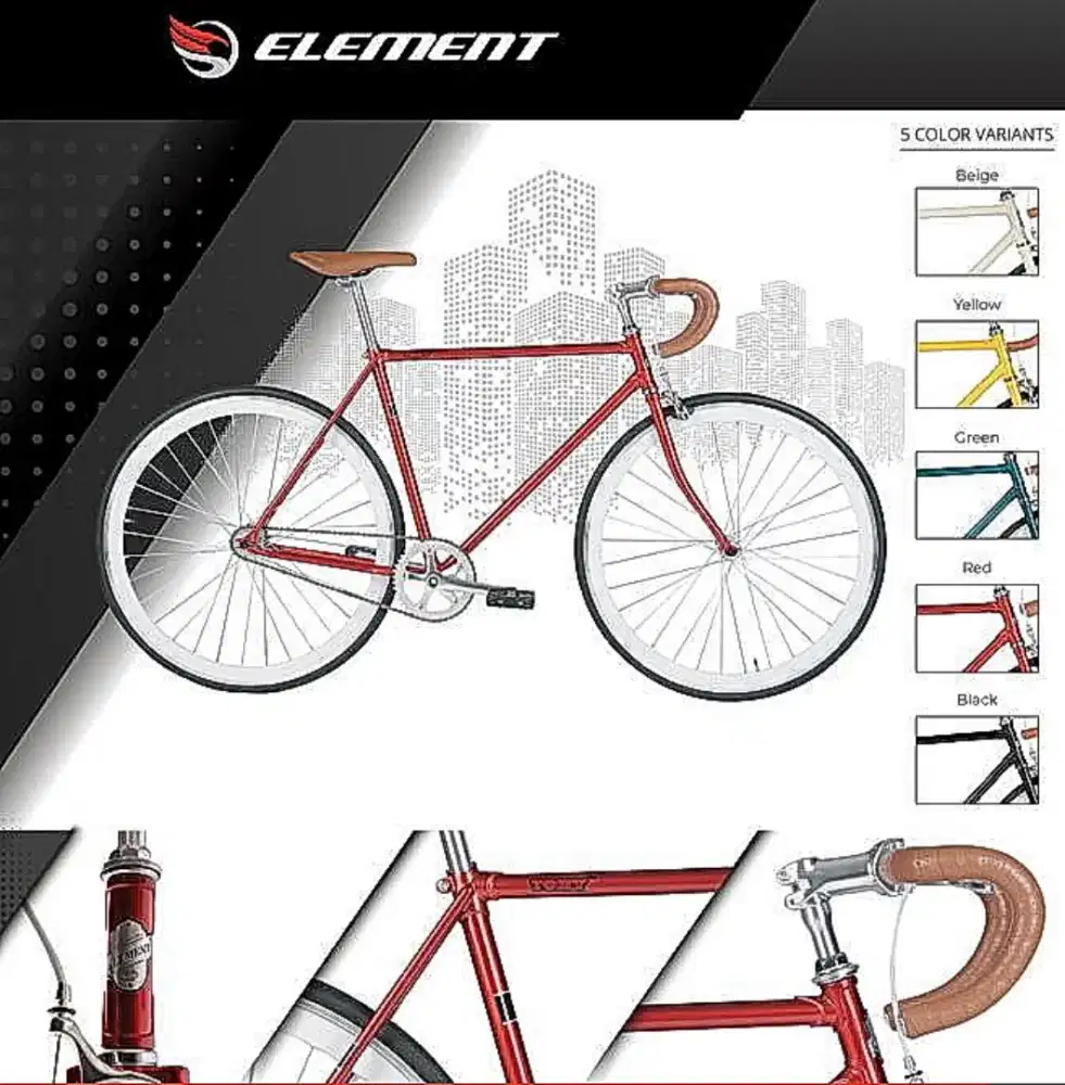 Fixie Element TORY FX 1sp DropBar