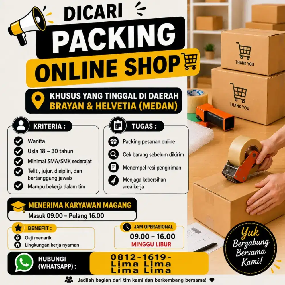Lowongan Perkerjaan Packing