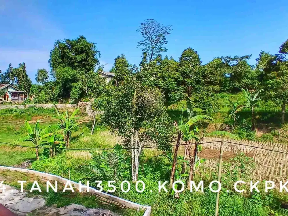 Dijual tanah bagus subur strategis pinggir jalan dekat kota jalan utama
