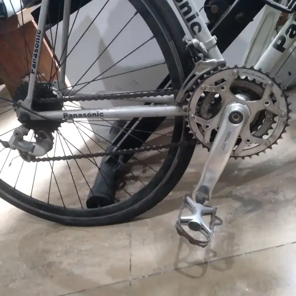 Crank set, Rd 3x8 DEORE XT M730 Vintage, pedal xt pd M737 dan HUB m730