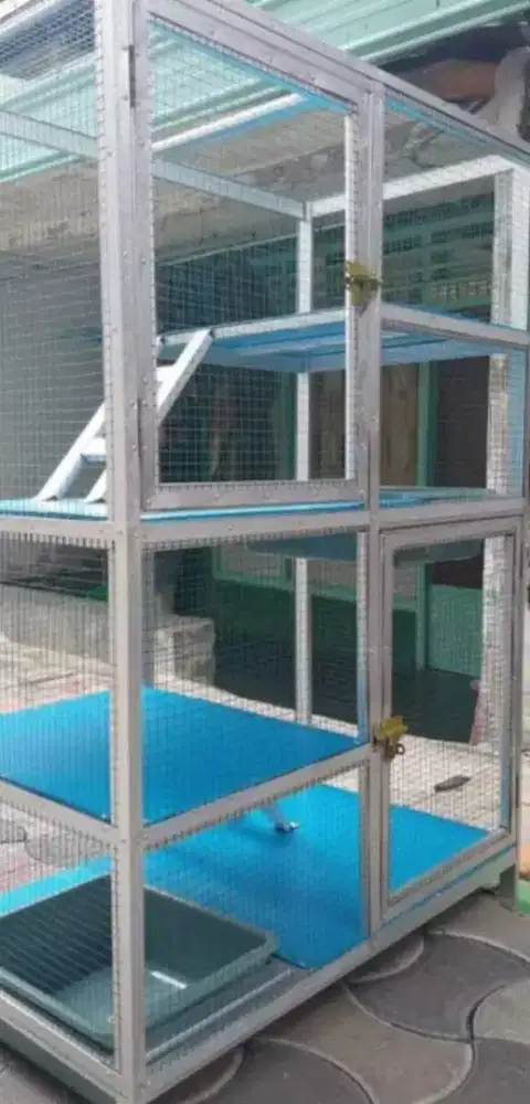 Jual bermacam kandang bahan gavalum anti karat baru