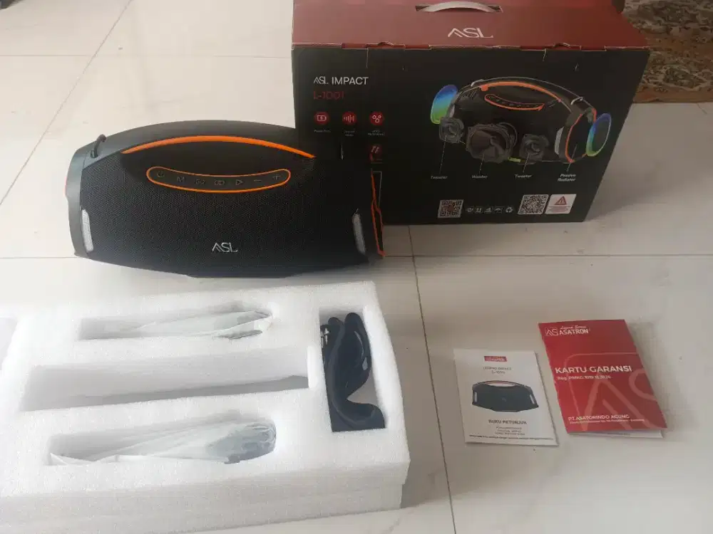 Speaker bluetooth karoke asatron  impact impact