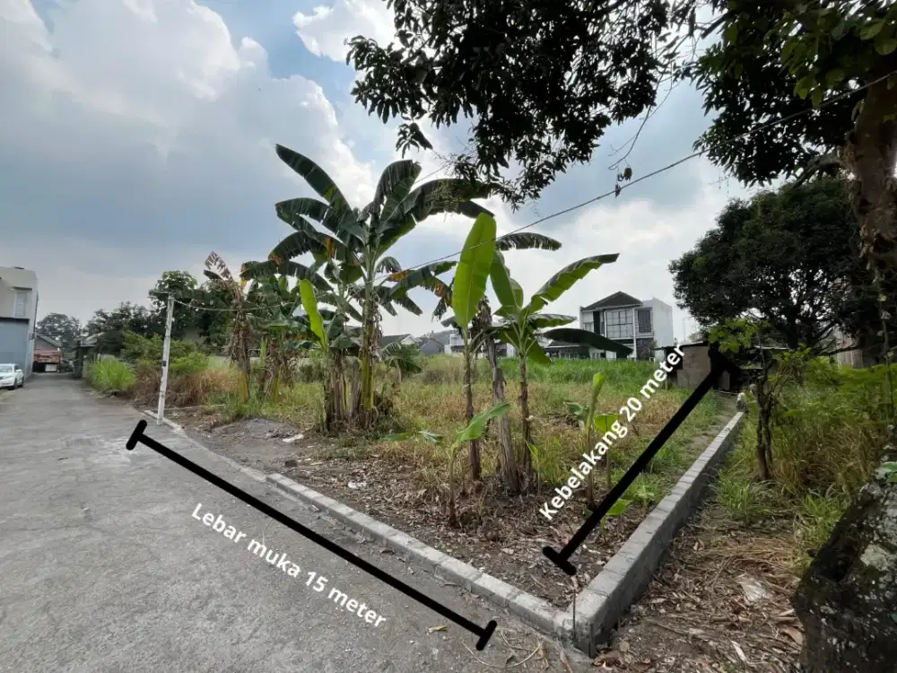 Tanah strategis dekat stadion Maguwoharjo Depok Sleman Yogyakarta