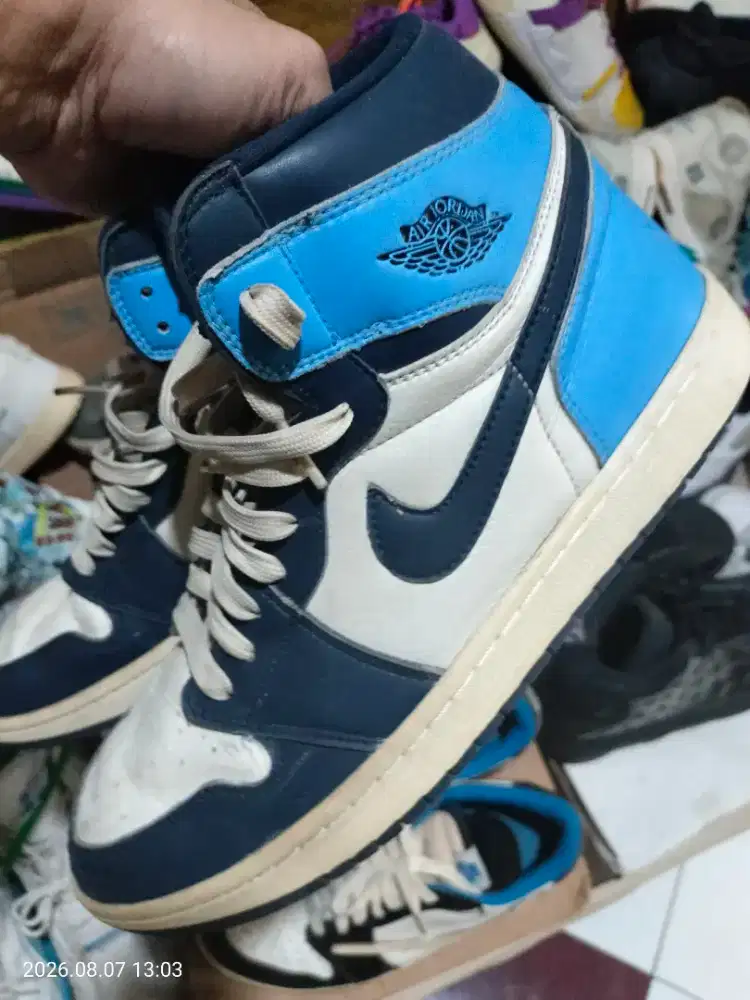 AJ1 high Obsidian, size 44.5