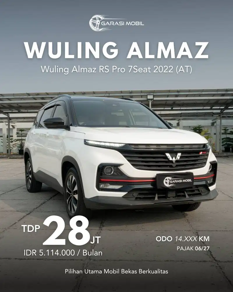 Wuling Almaz RS Pro 7Seat 2022 (AT)