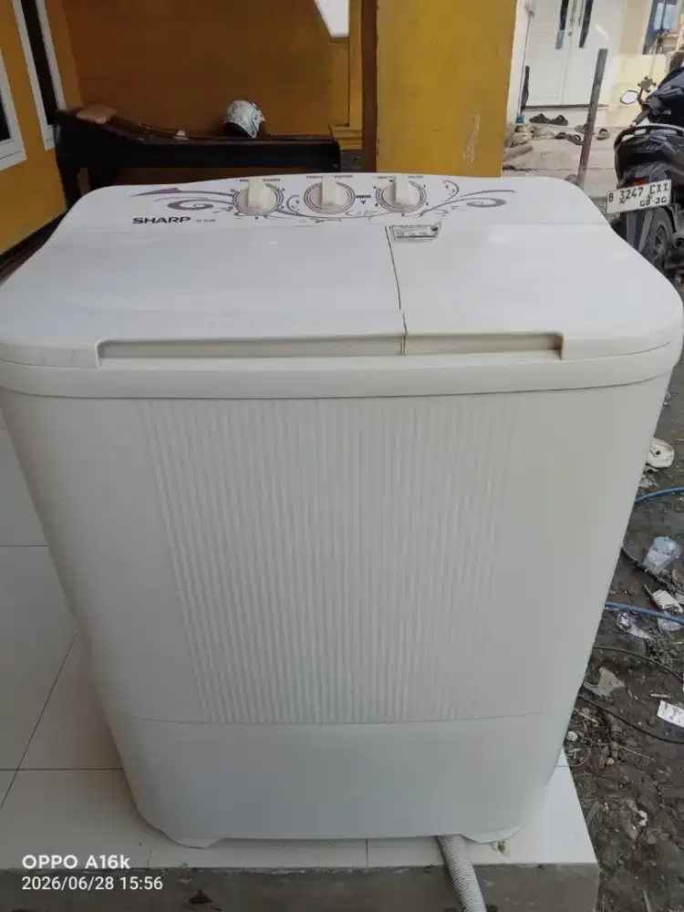 Neglasarisn cuci Sharp 8 kg kondisi normal