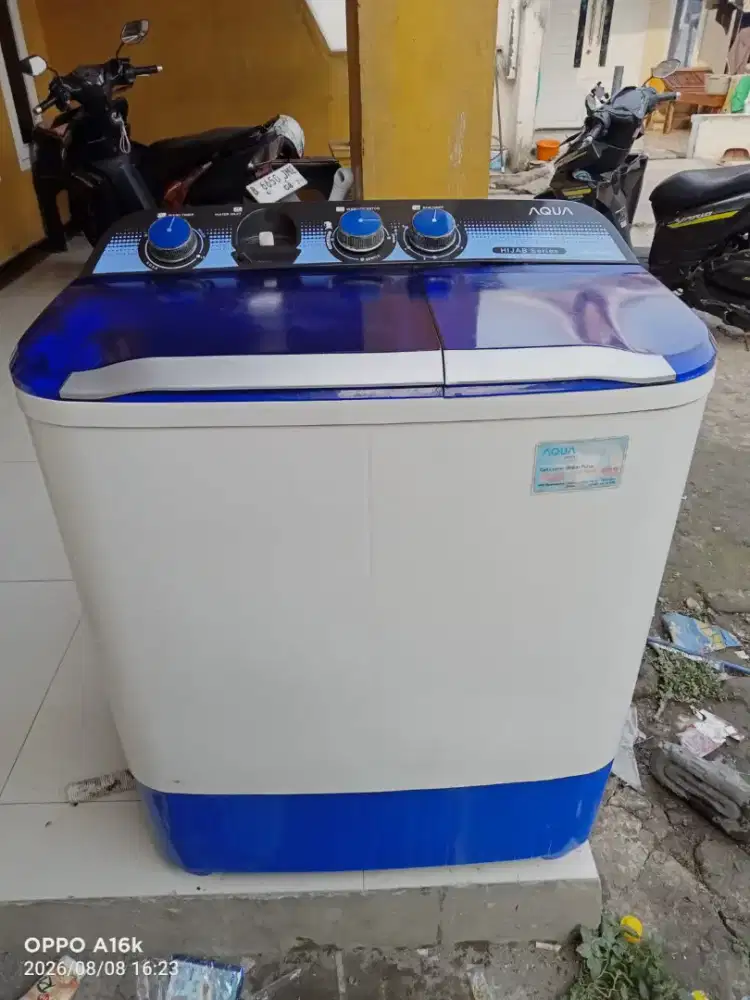 Kedaung baru MSN cuci Aqua 8 kg kondisi normal kenceng