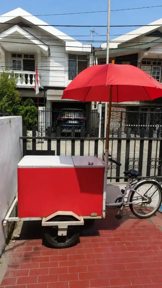 Gerobak sepeda kopi