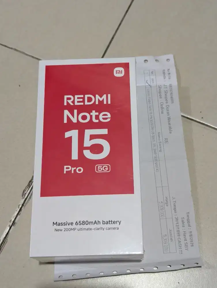 Redmi Note 15 Pro 5G 8/256GB BNIB