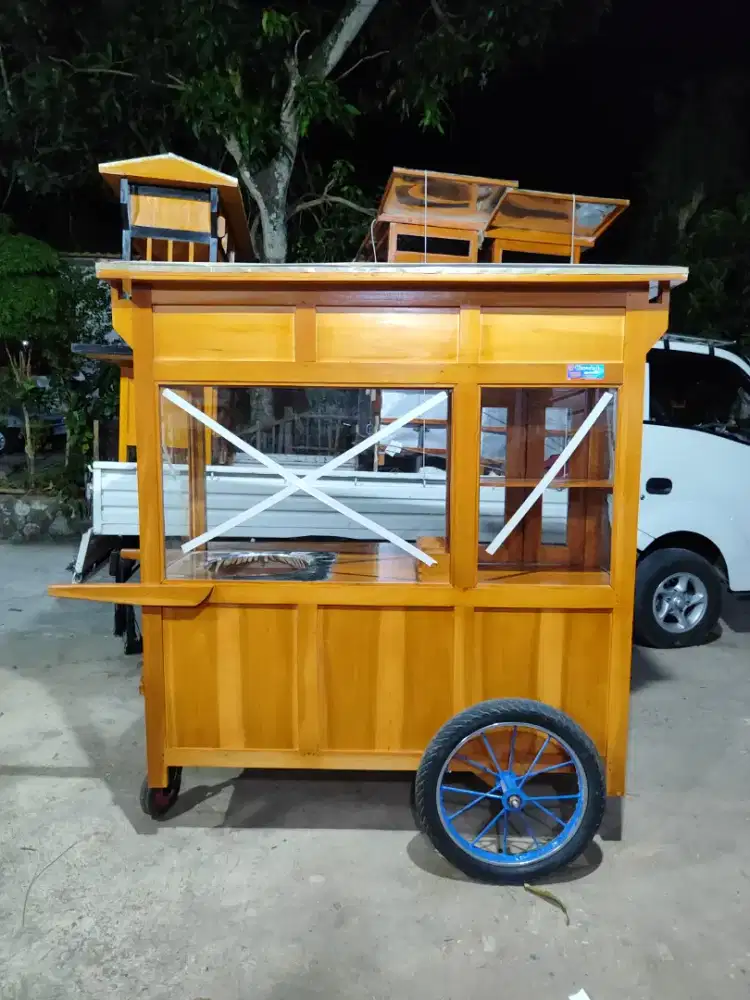 Gerobak Murah Berkualitas, Gerobak Bakso Mie Ayam Sate Bubur Soto dlL