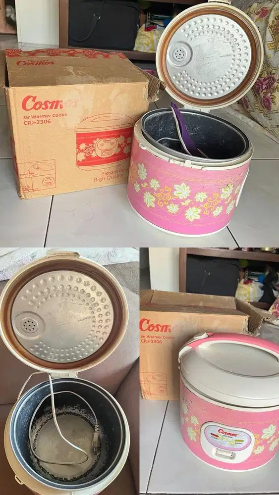 COSMOS Rice Cooker Mejikom 1,8L Magic Jar Magic Com + Dus