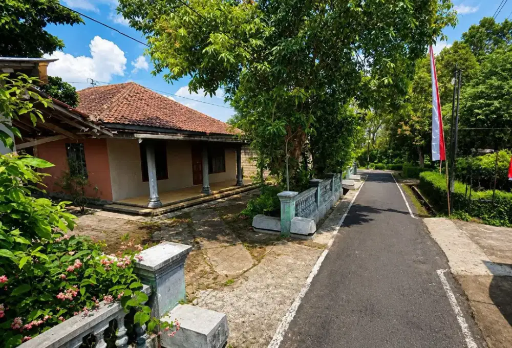 Tanah & Bangunan di Papahan Karanganyar,Kampung,Dekat RS PKU & Kota