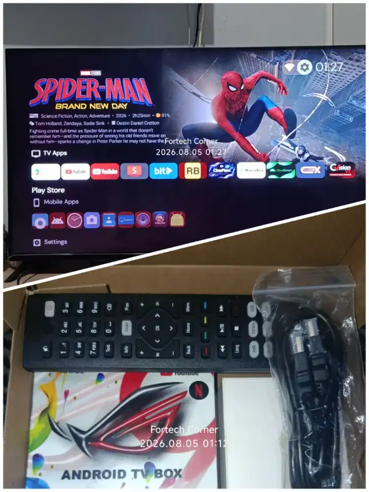 STB Android - X1 Prime - Siap Pakai