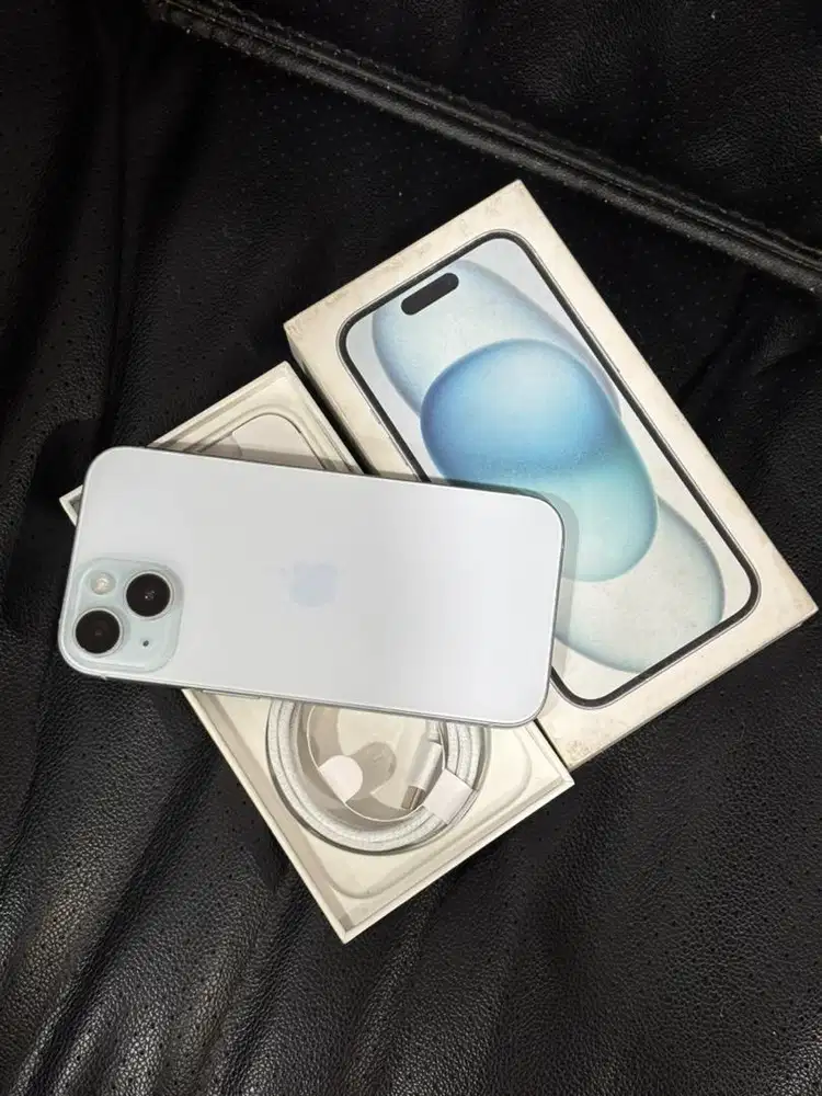 Iphone 15 basic 128gb ex iBox fullset lengkap