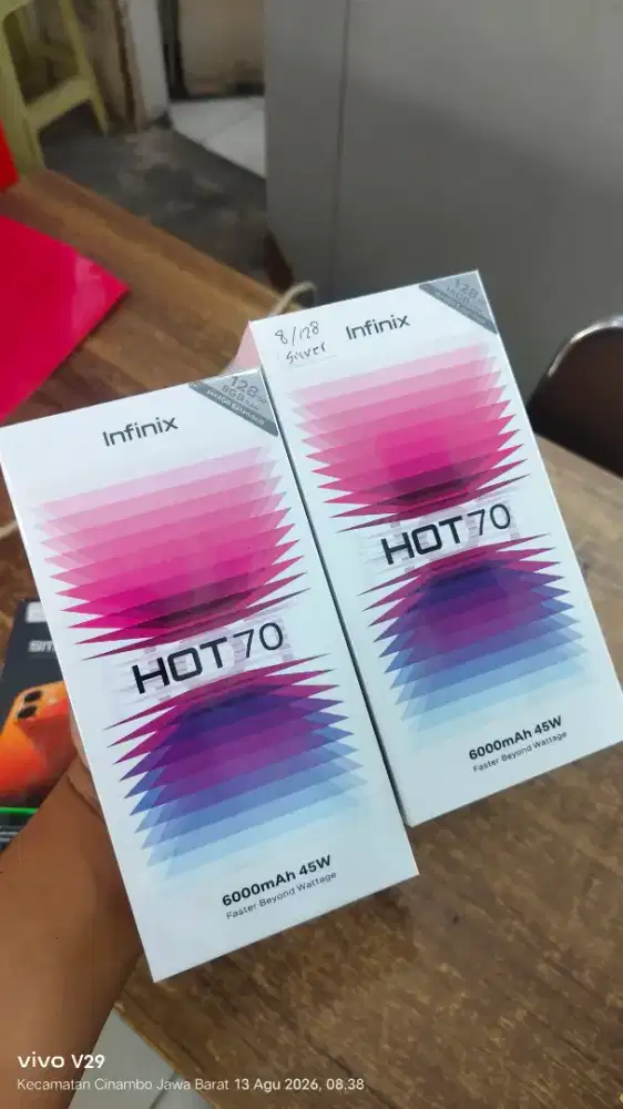 Infinix HOT 70 8+8/128 NFC BARU PROMO HARGA GUDANG