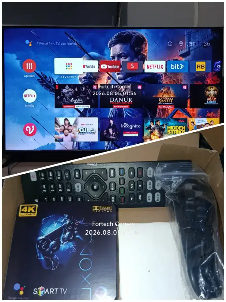 STB Android - AX512 - Tinggal Colok