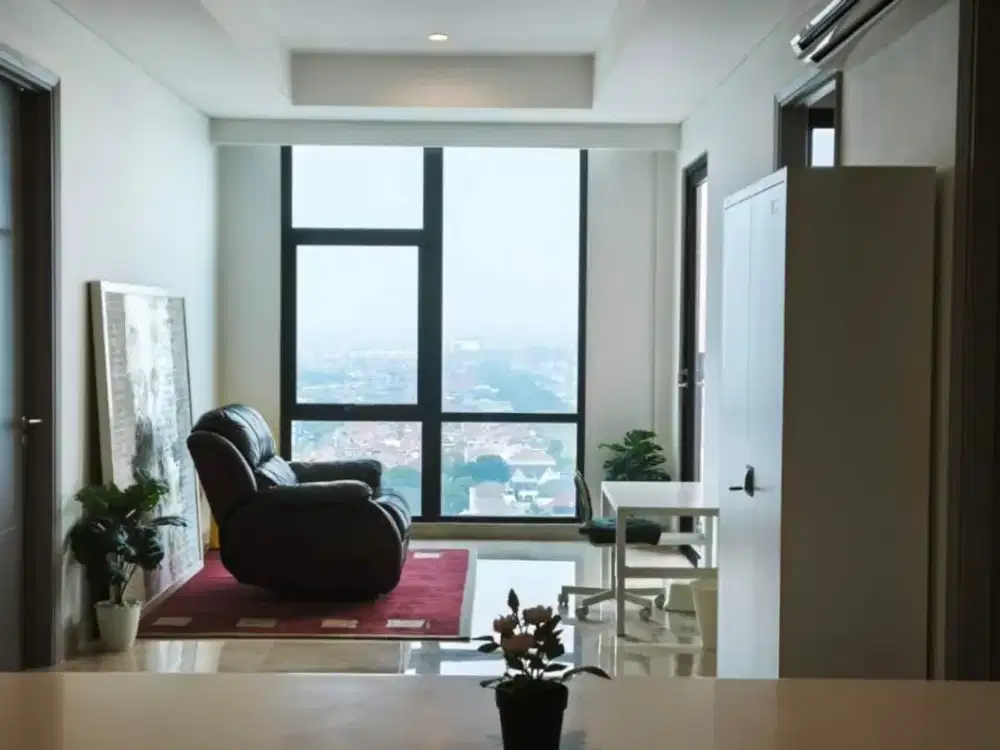 DIJUAL MURAH APARTEMENT AERIUM 2 BEDROOM FULL FURNISH KEMBANGAN JAKARTA BARAT