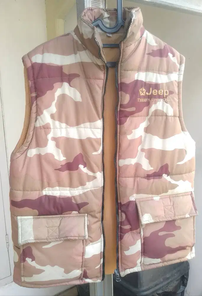 Jual Jaket Rompi JEEP Loreng Original