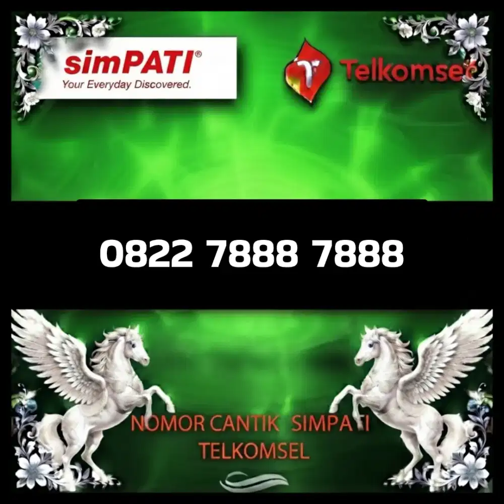 Nomor cantik simpati Telkomsel super