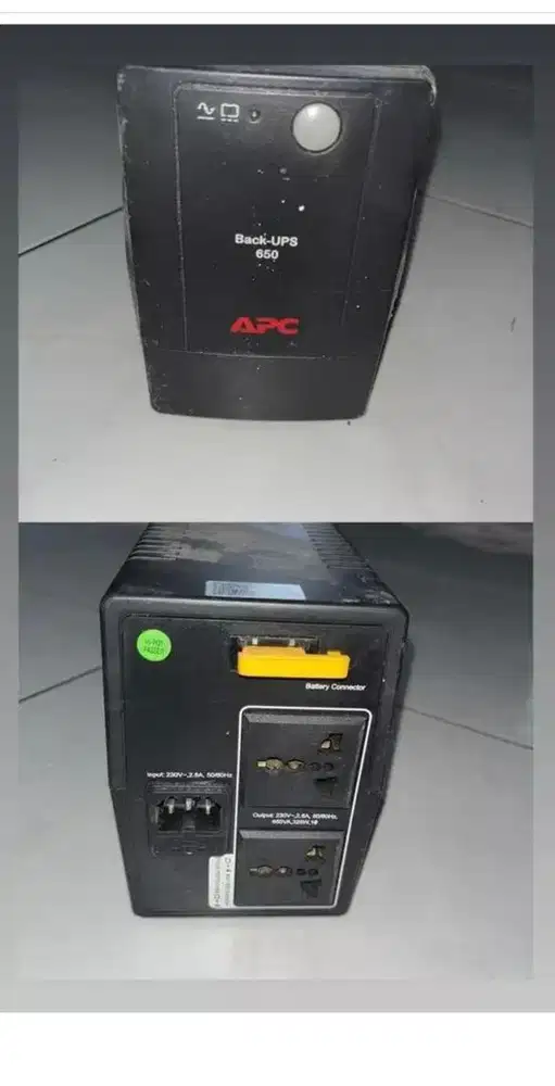 UPS APC 650VA 325W Lokasi Semarang