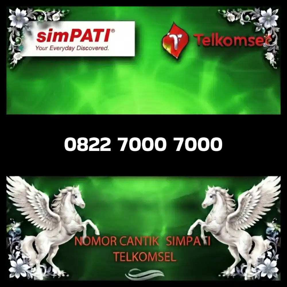 Nomor cantik simpati Telkomsel super