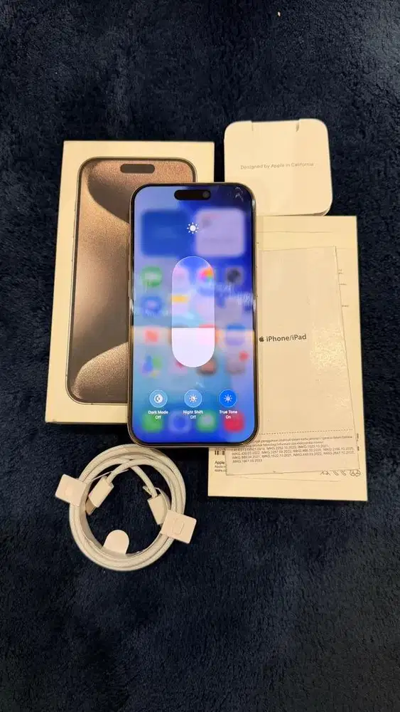 Iphone 15 Pro 128GB Natural Resmi Ibox Lengkap