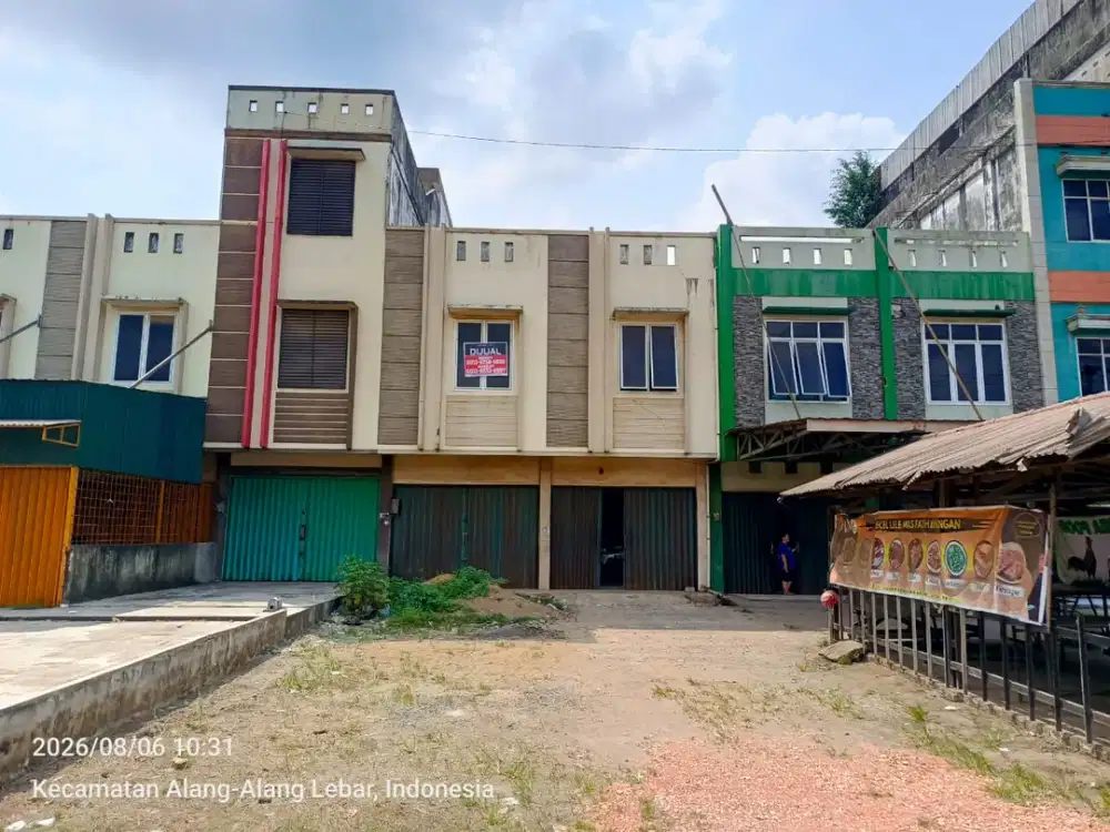 DIJUAL RUKO JUMBO JALAN BYPASS ALANG ALANG LEBAR PALEMBANG