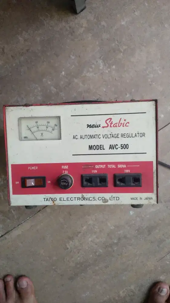 Stabilizer / stavolt new stabic AVC - 500 500VA merk Taiyo